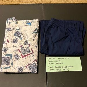 Set of women’s scrubs